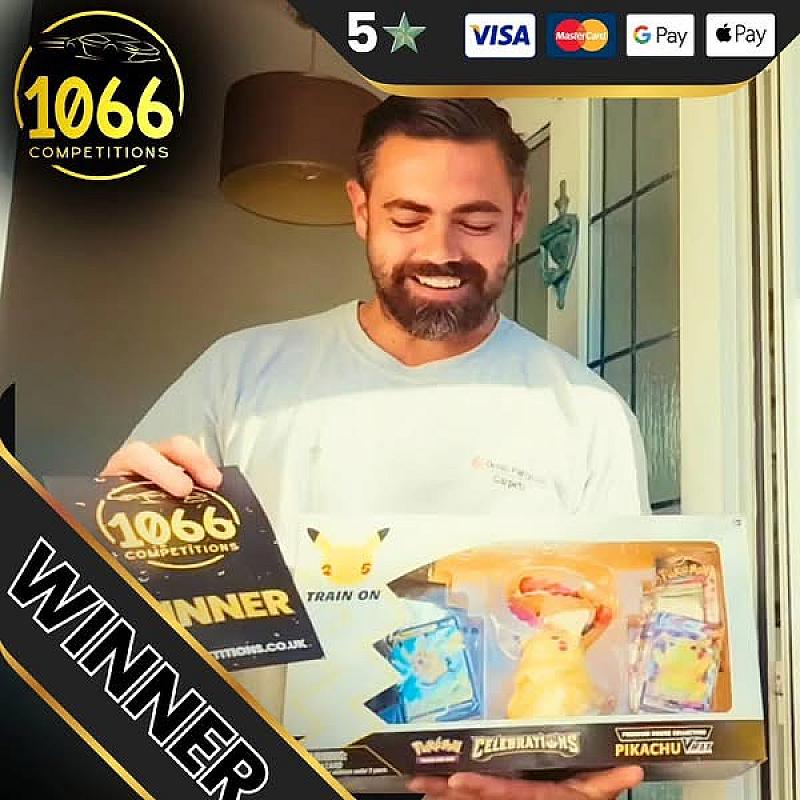 Pokémon Celebrations 25th Pikachu VMAX Premium Figure Collection + Instant Wins!