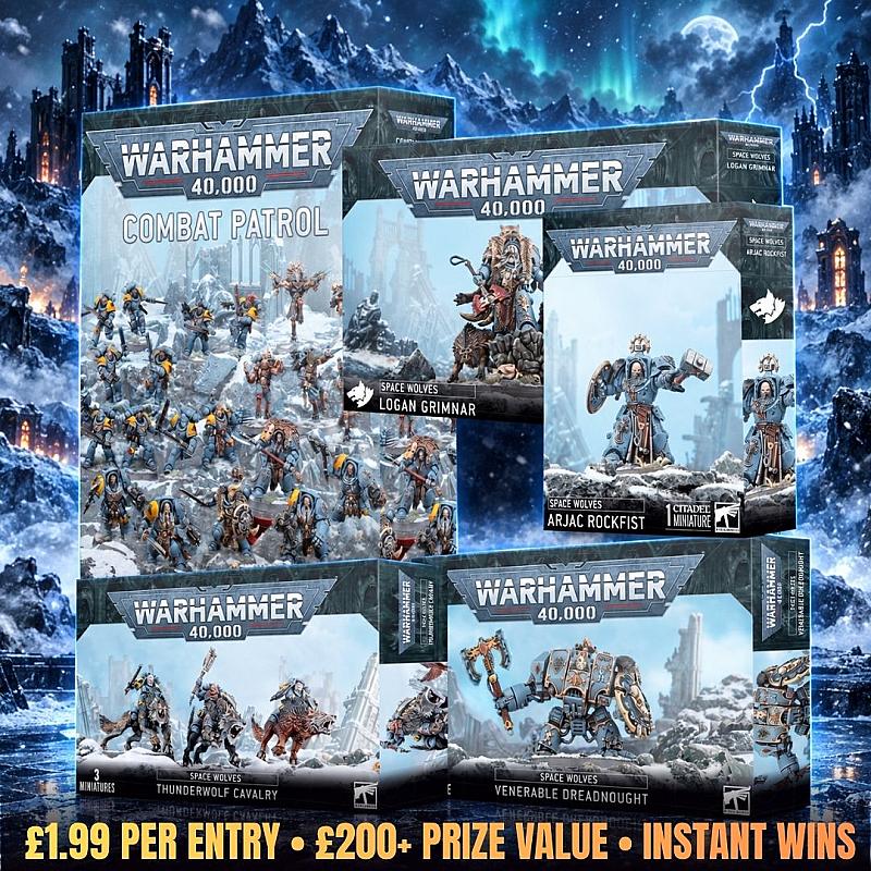 ⚔️ Warhammer Space Wolves Bundle + Instant Wins!