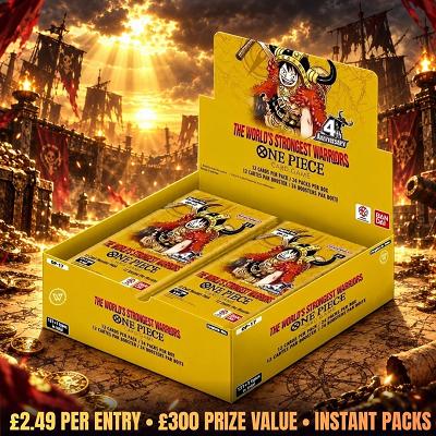 🔥 One Piece OP-17 4th Anniversary The World's Strongest Warriors Booster Box + OP-17 Pack Wins!