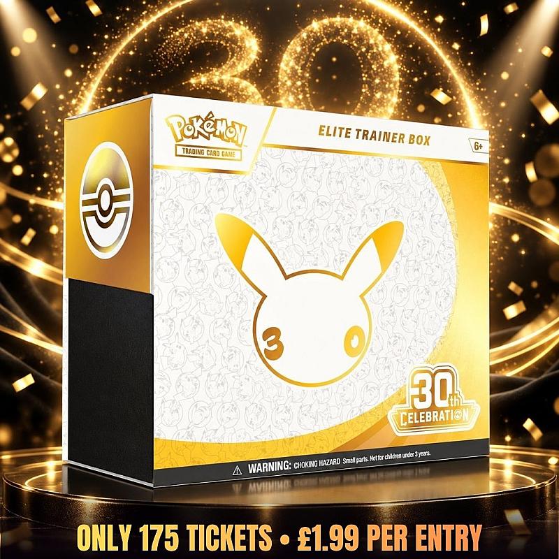 ⚡ Pokémon 30th Anniversary ETB — Low Odds Wednesday!
