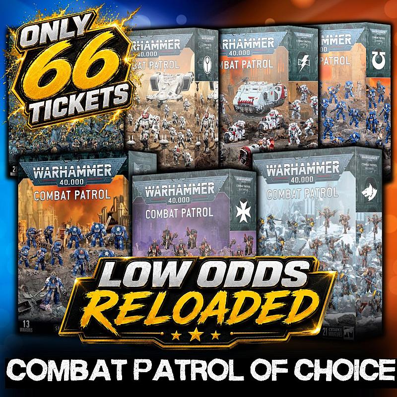 ⚔️ Warhammer Combat Patrol of Choice — ONLY 66 TICKETS! FRESH RELOADED !  #10