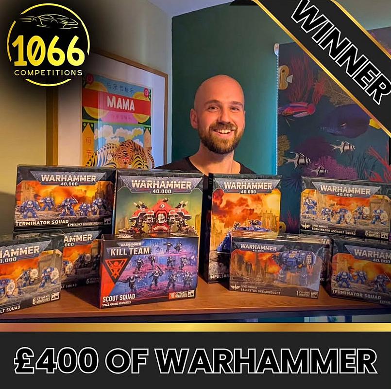 ⚔️ Warhammer Win Your Army — £400 Army + £400 Instant Wins!