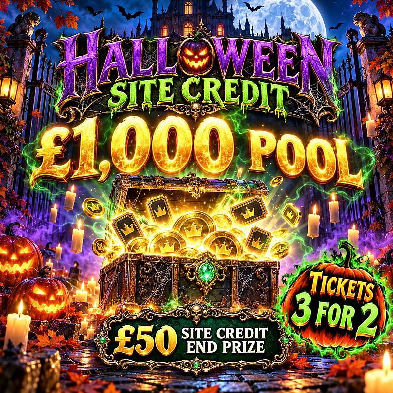 🎃👻 1066 Halloween Site Credit Spooktacular — £1,000 Pool of Instant Wins & £50 Site Credit End Prize!