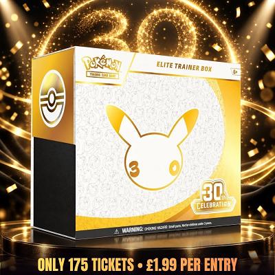 ⚡ Pokémon 30th Anniversary ETB — Low Odds Wednesday!