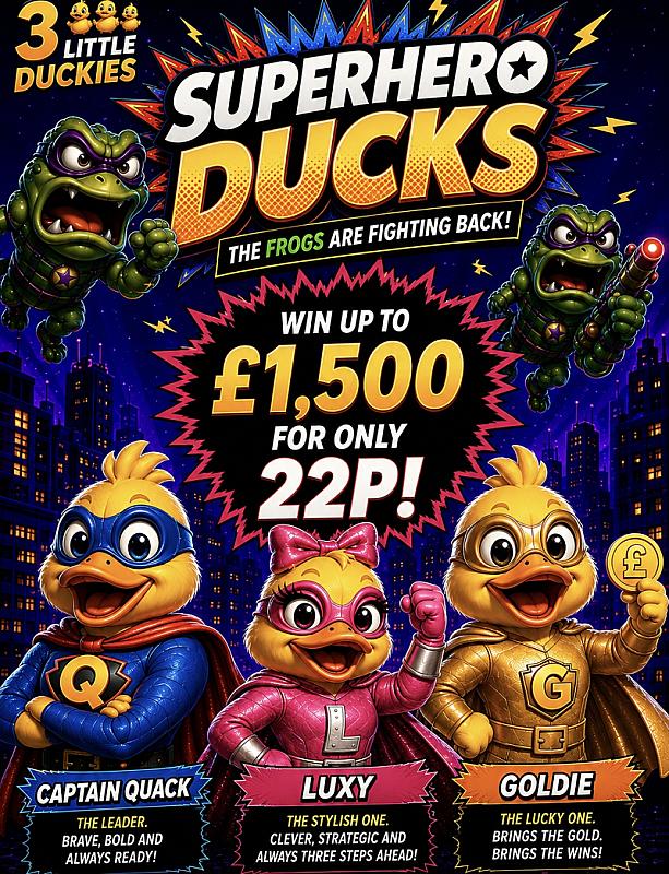Superhero Ducks Instant Wins