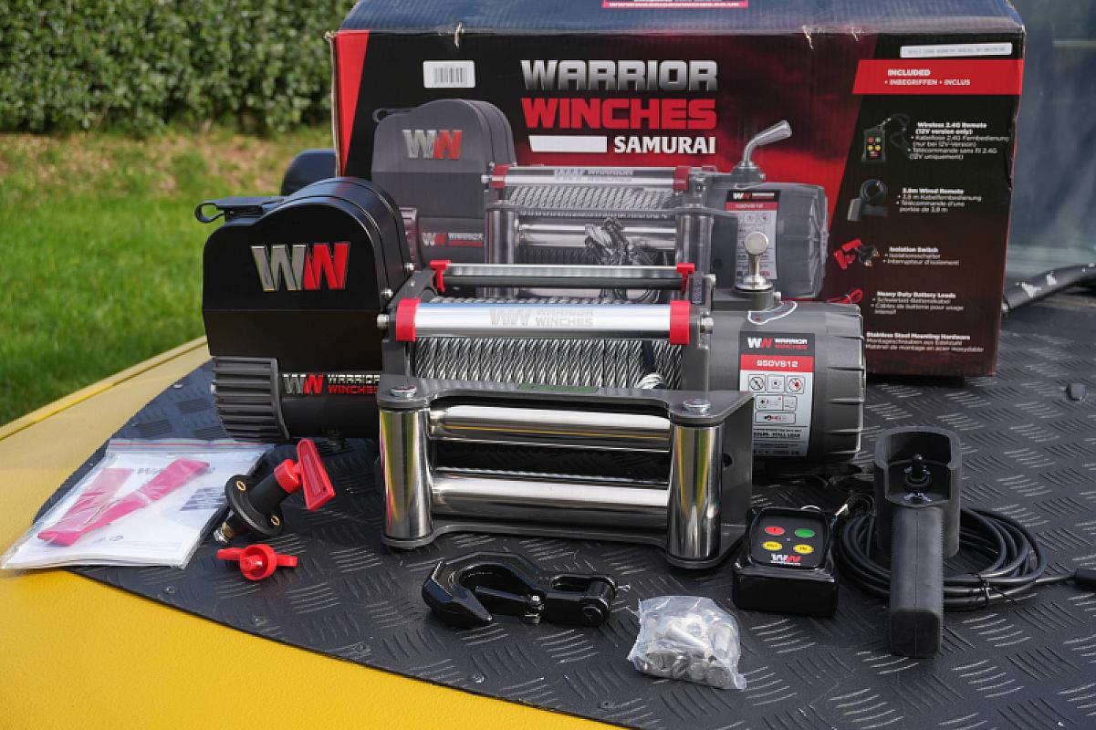 Warrior Samurai V2 9,500lbs Steel Winch