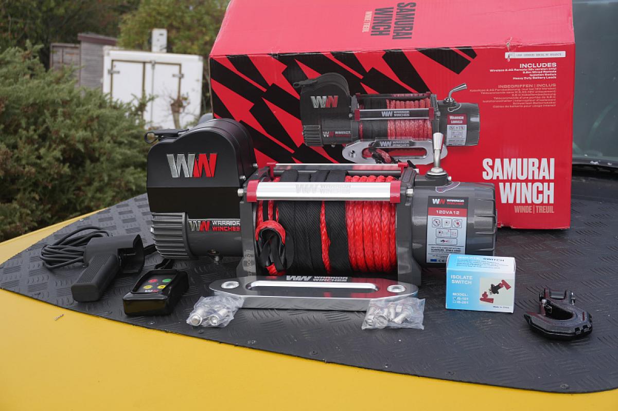 Warrior Samurai V2 12,000lbs winch