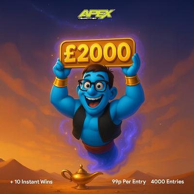 £2000 + 10 INSTANT WINS - 28/8/2025