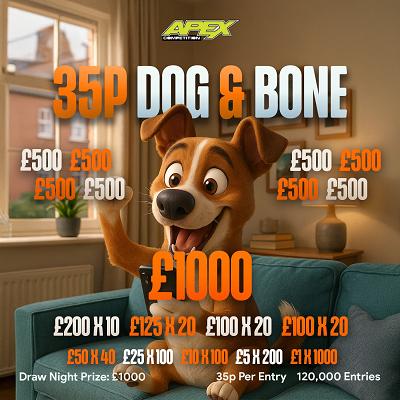 Dog 'N' Bone - 35p INSTAWINS - £20k in prizes - 24/8/2025