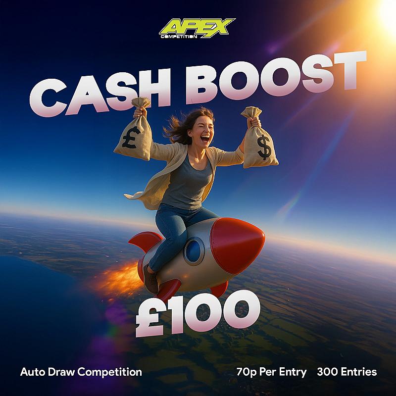 Cash Boost  £100 - 1PM AUTODRAW - 4/8/2025 