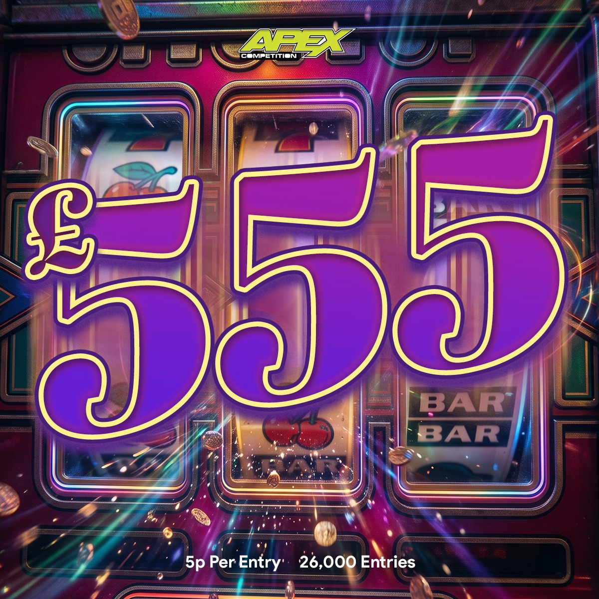 All the 5's - £555 for 5p - 22/09/2026