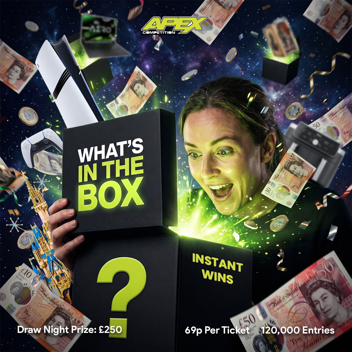 What's in the box? Instawins LEGO TECH NINJA & MORE - 18/10/2026