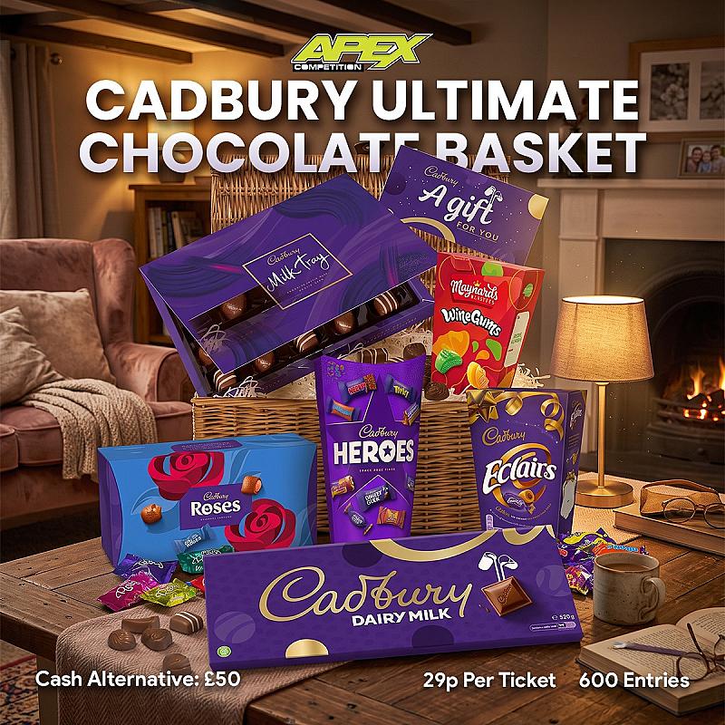 Cadbury Ultimate Chocolate Basket or £50 - 01/10/2026