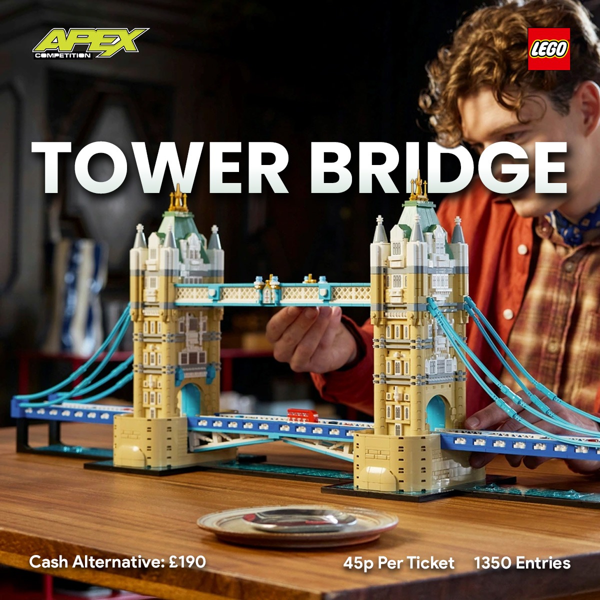 Tower Bridge Lego Set or £190 - 13/10/2026