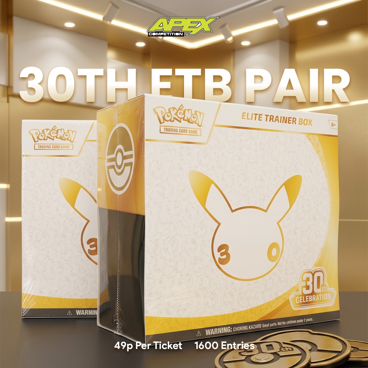 Pokémon 30th ETB Pair - 15/10/2026