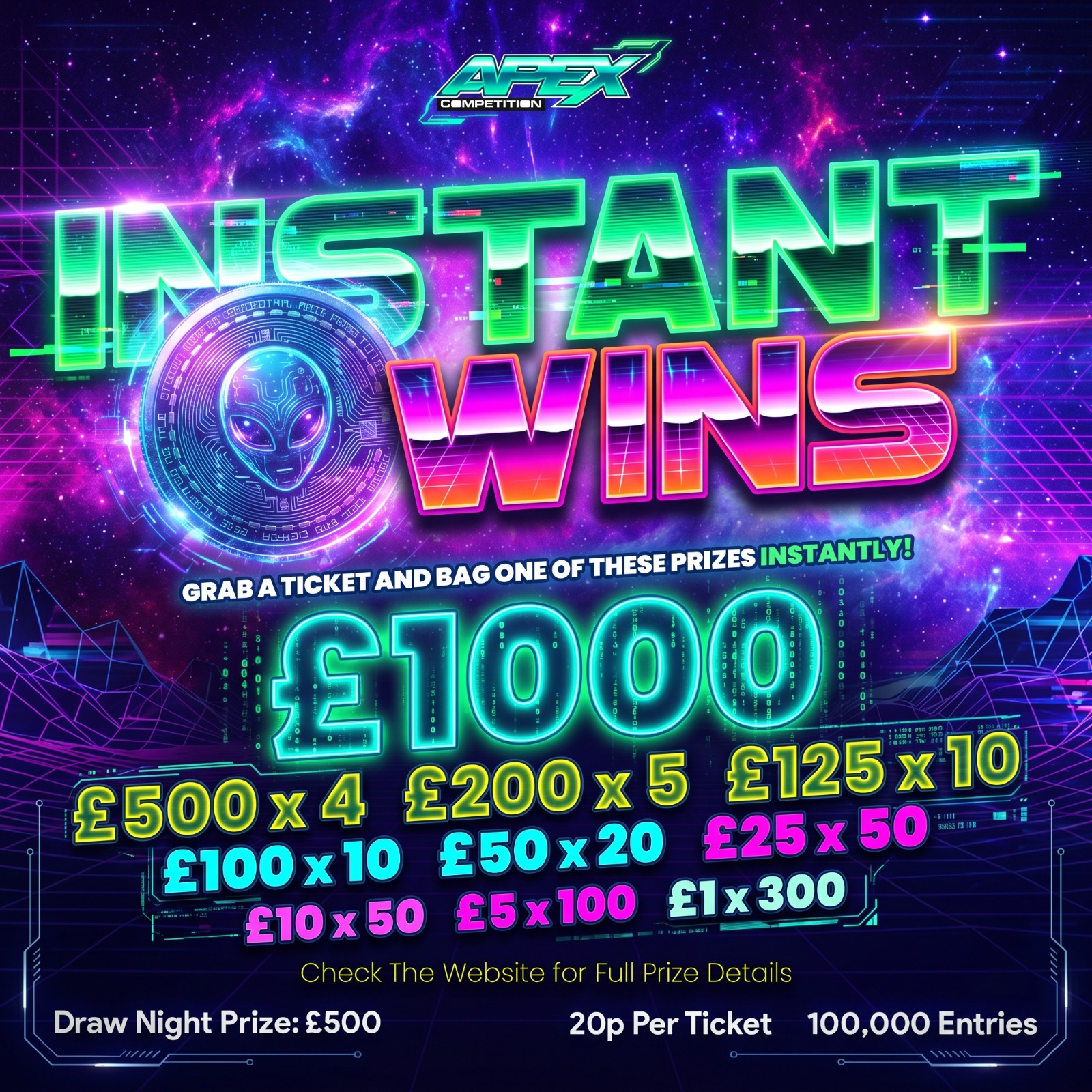 20p INSTANTWINS - 18/10/2026