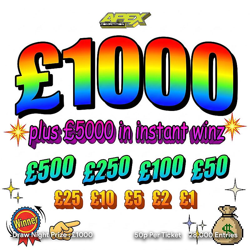 £1000 + £5000 in instant wins - 05/11/2026