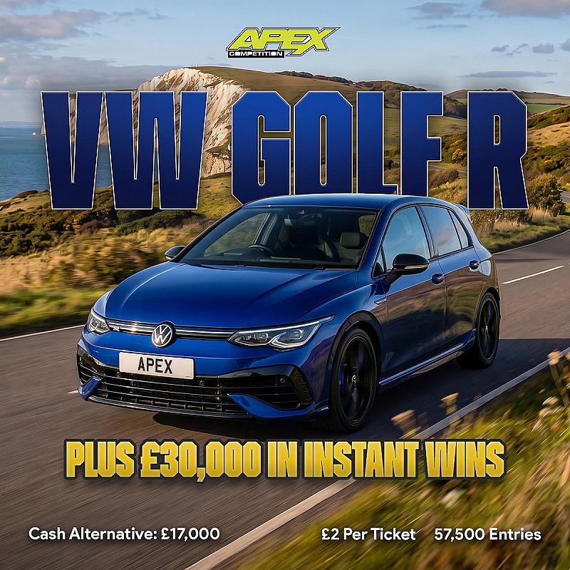2022 Golf R or £17,000 + £30k in Instant Wins - 1/11/2026