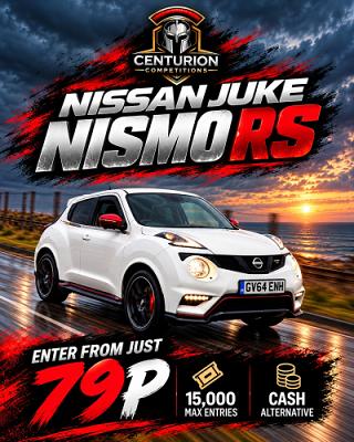 WIN A NISSAN JUKE NISMO RS FOR JUST 79P!