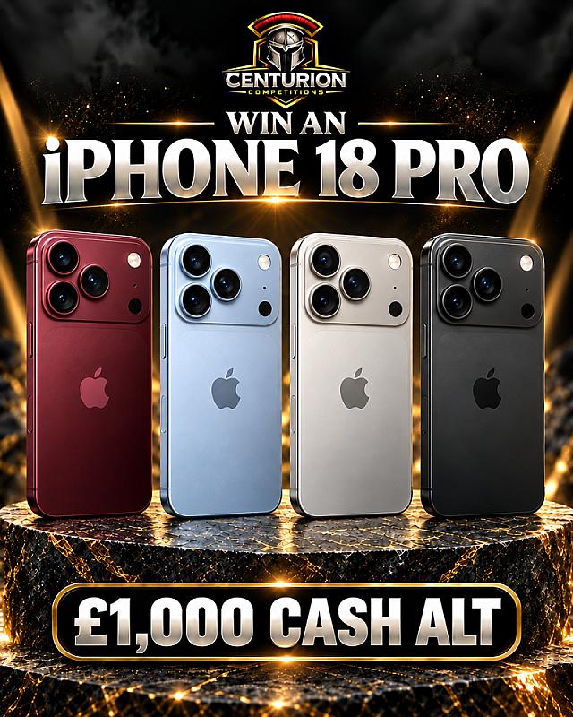 Win an Apple iPhone 18 Pro 📱🔥
