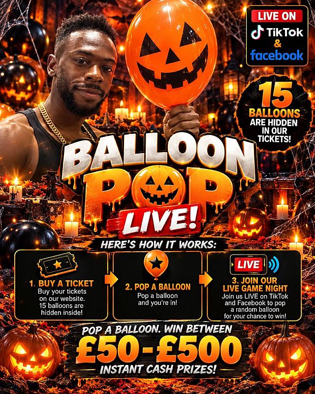 THE HALLOWEEN BALLOON POP LIVE 