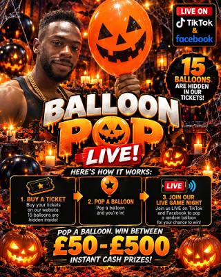 THE HALLOWEEN BALLOON POP LIVE 