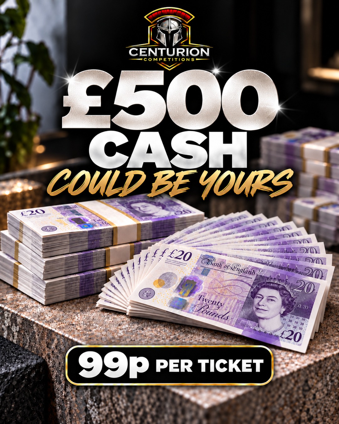 £500 Cash for 99p – One Lucky Winner!