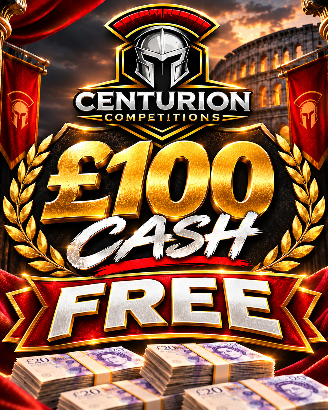 £100 CASH GIVEAWAY – COMPLETELY FREE! 🏆