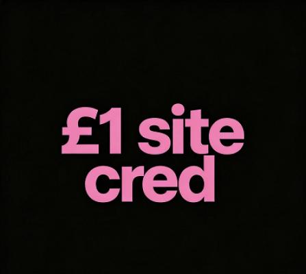 £1 site cred