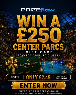 🎉🌲WIN A £250 CENTER PARCS GIFT CARD🌲🎉
