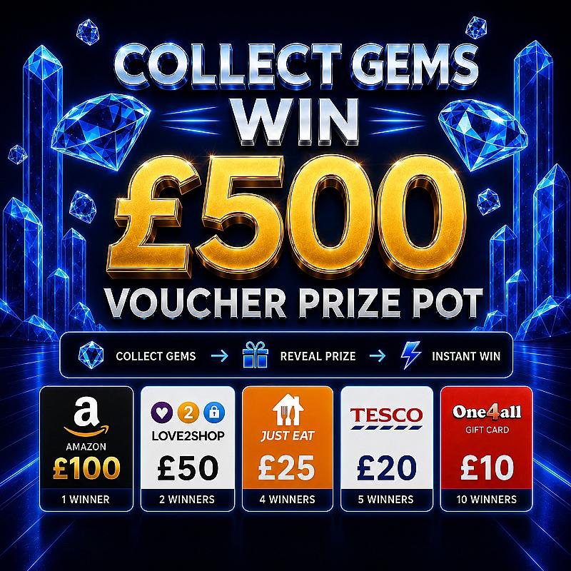  £500 VOUCHER INSTANT WIN COMPETITION