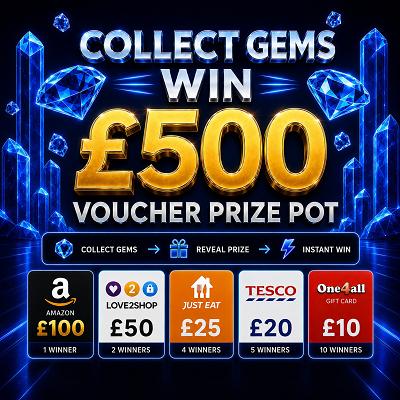 £500 VOUCHER INSTANT WIN COMPETITION