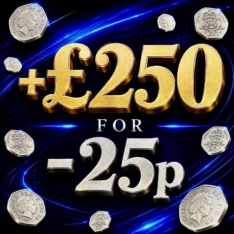 £250 CASH + INSTANT WINS