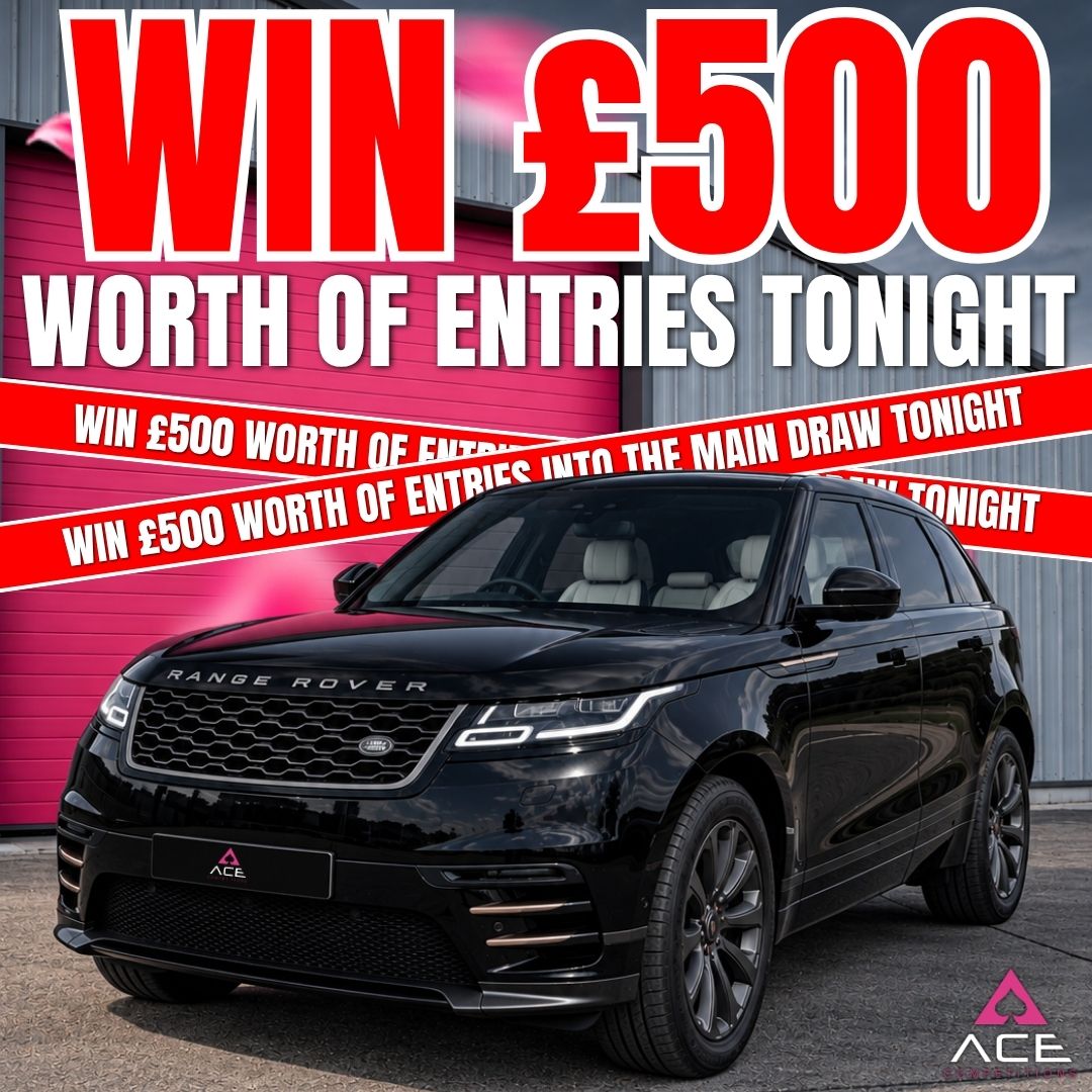 WIN £500 OF ENTRIES INTO THE MAIN DRAW - RANGE ROVER VELAR - 3