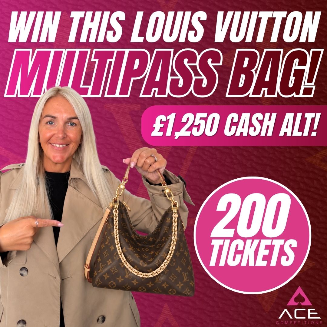 LOUIS VUITTON MULTIPASS BAG OR £1,250 TAX FREE CASH