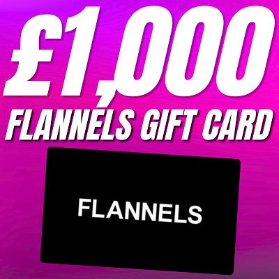 £1,000 GIFT CARD - FLANNELS 