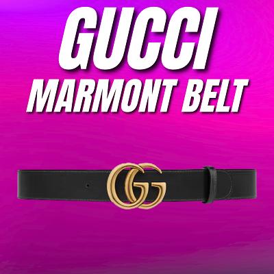 GUCCI GG MARMONT WIDE BELT