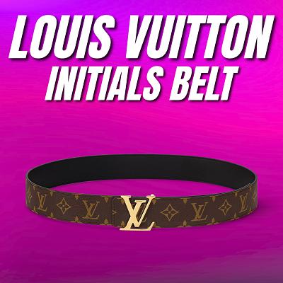 LOUIS VUITTON INITIALS 40MM REVERSIBLE BELT
