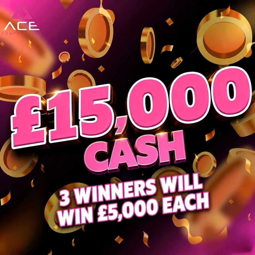 £15,000 LOW ODDS CASH - 3 WINNERS