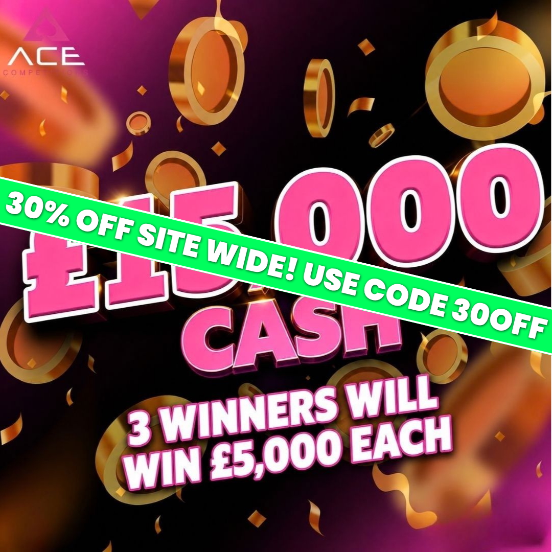 £15,000 LOW ODDS CASH - 3 WINNERS