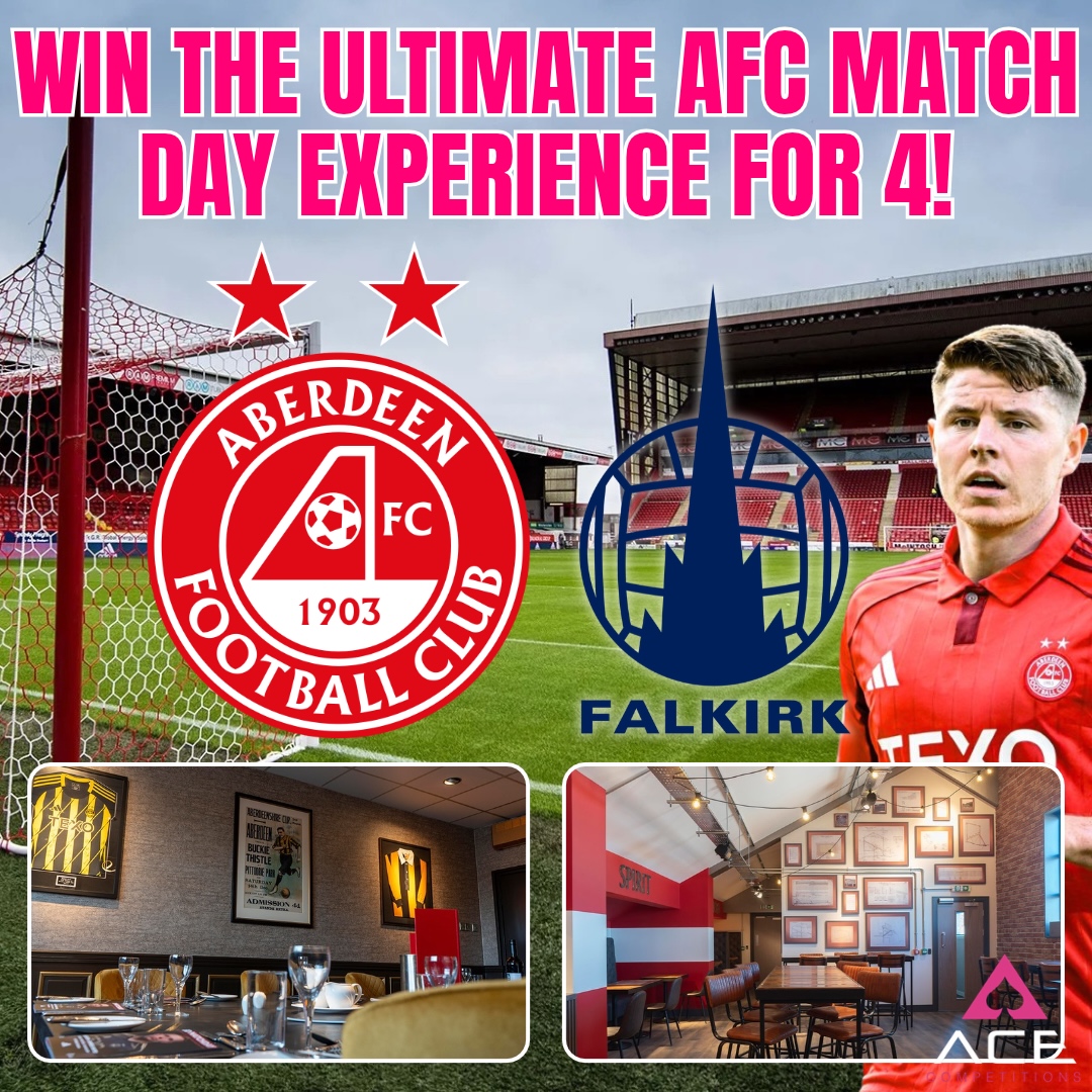 ABERDEEN VS FALKIRK - MATCH DAY EXPERIENCE FOR 4