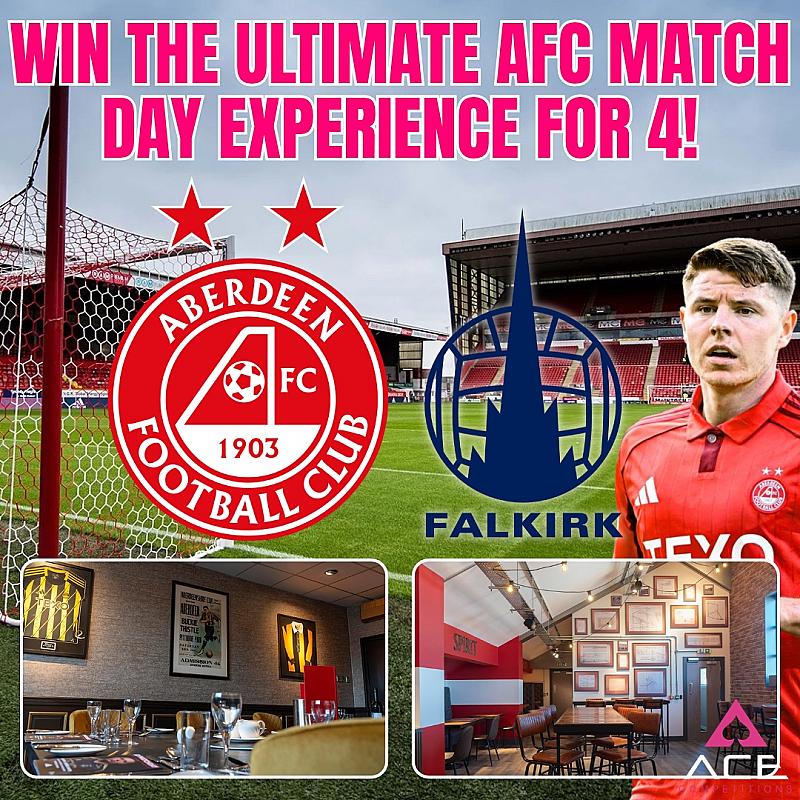 ABERDEEN VS FALKIRK - MATCH DAY EXPERIENCE FOR 4