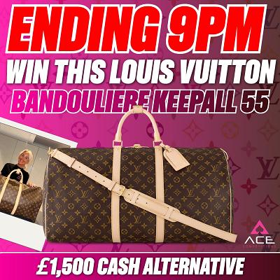 LOUIS VUITTON BANDOULIERE KEEPALL 55 OR £1,500 TAX FREE CASH