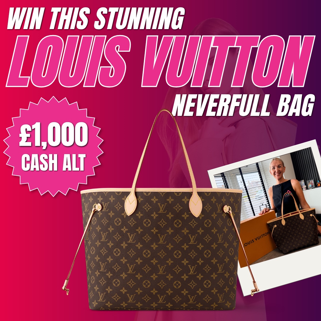 LOUIS VUITTON NEVERFULL OR £1,000 TAX FREE CASH