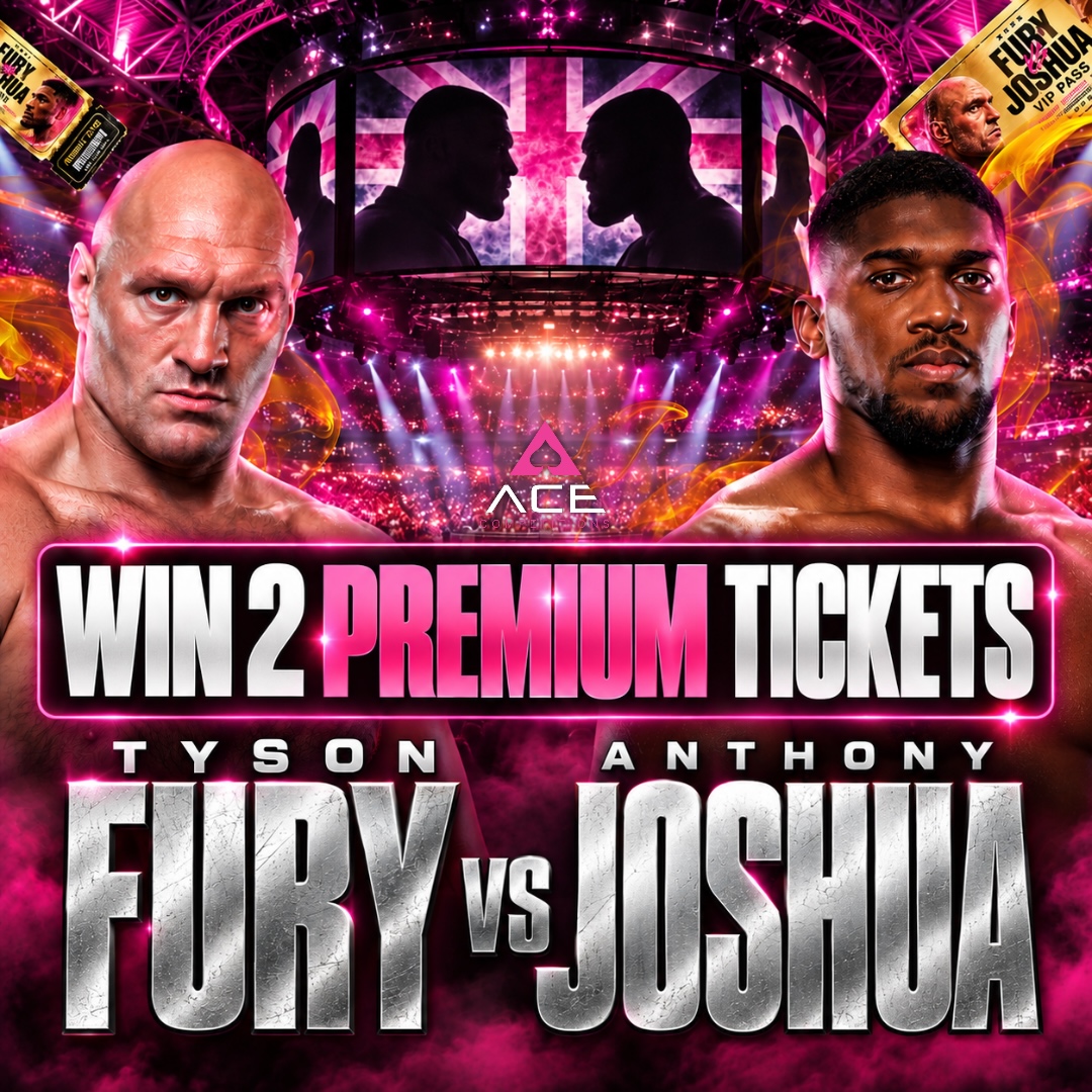 TYSON FURY V ANTHONY JOSHUA PREMIUM TICKETS - INCLUDING  2 NIGHTS ACCOMMODATION 