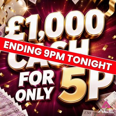 £1,000 CASH FOR ONLY 5P