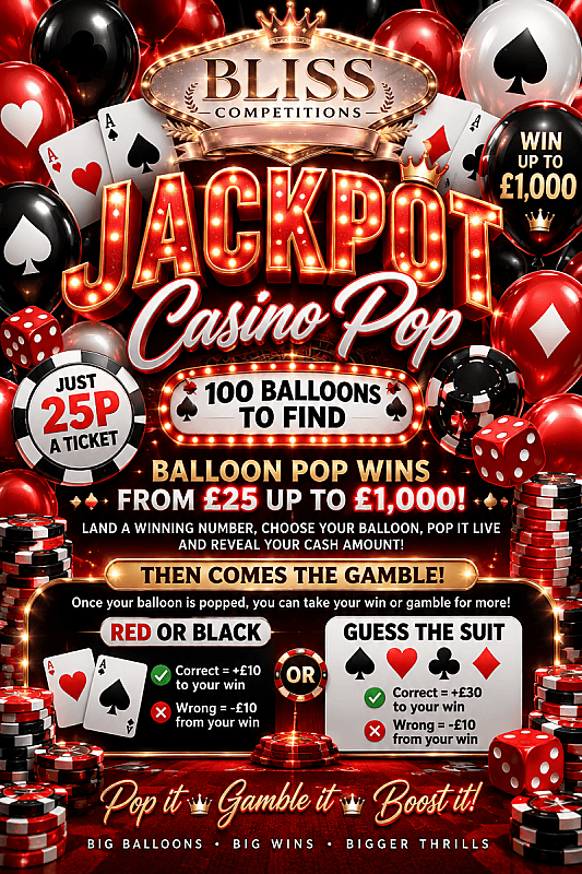 🎰🎈 BLISS JACKPOT CASINO POP 🎈🎰