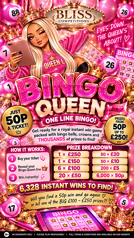 👑🎱 BINGO QUEEN – ONE LINE BINGO! 🎱👑