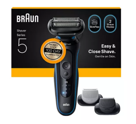 BRAUN Series 5 52-B1650s Electric Shaver - Blue (£80 ALT)