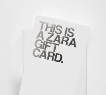 Zara Gift Card (£120 alt)
